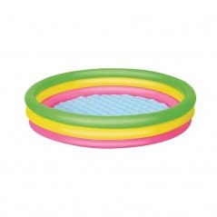 Bestway Piscina Hinchable 3 Aros Suelo Acolchado 152x30 cm +2 Años Jardin 51103