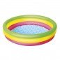Bestway Piscina Hinchable Infantil 3 Aros Suelo Acolchado 102x25 cm +2 Años Jardin 51104