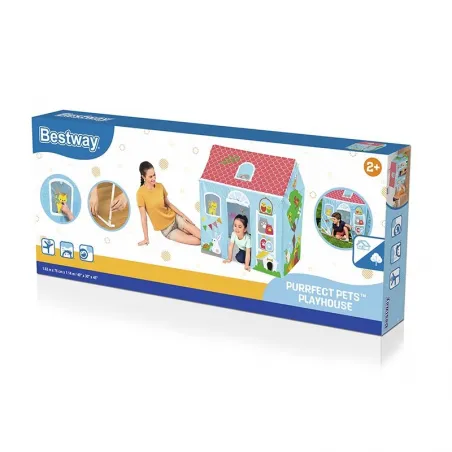 Bestway Cabaña para Jugar 102x76x114 cm +2 Años Interior y Jardin Bestway 52007