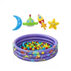 Bestway Inflatable Kids' Pool 3 Rings 102x25 cm