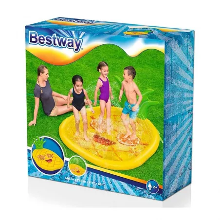 Colchoneta hinchable con aspersor Piña para jardín Bestway 52565