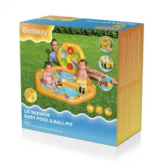 Bestway Piscina Hinchable Infantil Abejas con Bolas 127x119x61 cm Bestway 52639