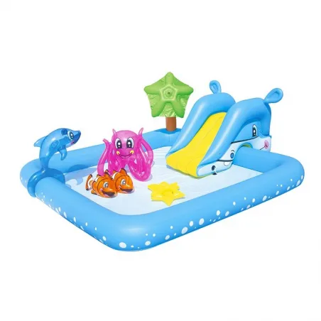 Bestway Piscina Hinchable Parque de Juegos Acuario 239x206x86 cm Bestway 53052
