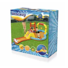 Bestway Piscina Hinchable Parque de Juegos Bolos 435x213x117 cm +2 Años Jardín Bestway 53068