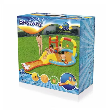Bestway Piscina Hinchable Parque de Juegos Bolos 435x213x117 cm +2 Años Jardín Bestway 53068