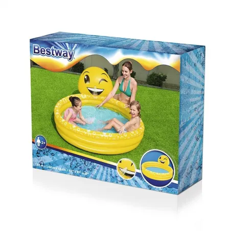 Inflatable Children's Pool Bestway Chorro Sonrisa 165x144x69 cm