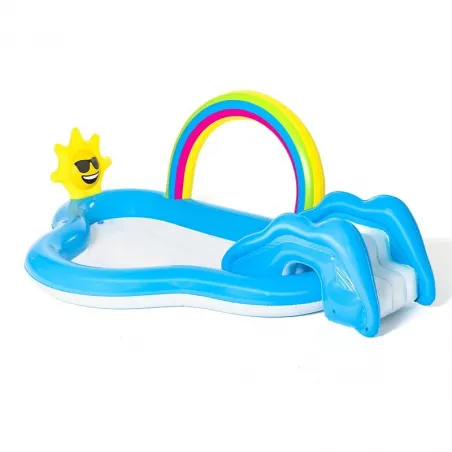 Rainbow Inflatable Play Park 257x145x91 cm