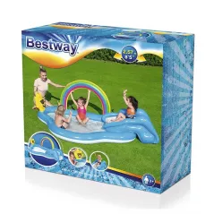 Bestway Piscina Hinchable Parque de Juegos Arcoiris 257x145x91 cm +2 Años Jardin Bestway 53092