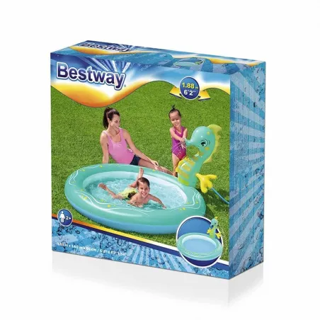 Bestway inflatable children's pool 188x160 cm horse spray
