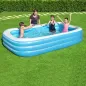 Bestway Inflatable Pool 3 Chambers Rectangular 305x183x56 cm