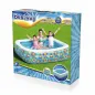 Bestway Piscina Hinchable 3 Camaras Floral 229x152x56 cm +6 Años Jardin 54120