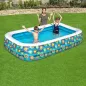 Bestway 3 Chamber Inflatable Pool for Kids 305x183 cm