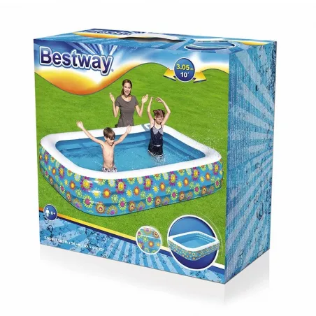 Bestway Inflatable Children's Pool 251x168x102 cm