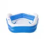 Bestway Piscina Hinchable 2 Camaras Family 213x206x69 cm +6 Años Jardin 54153
