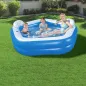 Bestway Piscina Hinchable 2 Camaras Family 213x206x69 cm +6 Años Jardin 54153