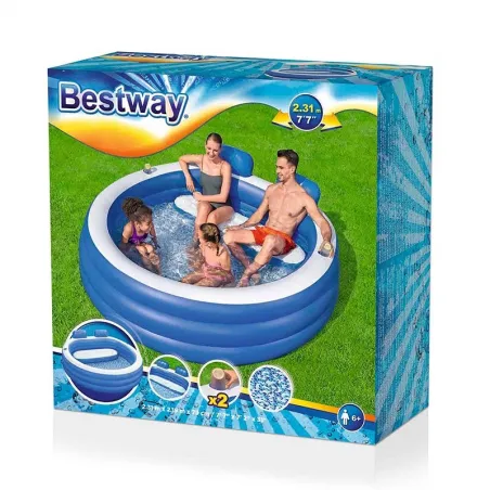 Bestway Family Inflatable Pool 231x219x79 +6 years