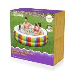 Bestway 206x206x51 cm Inflatable Pool for Kids