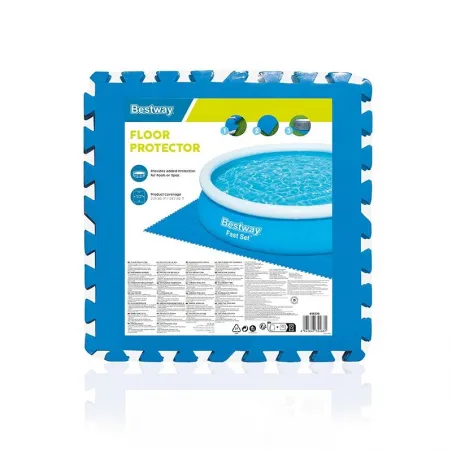 Bestway Pool Protector Foam Floor 9 Pieces 50x50 cm