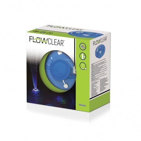 Bestway Luz Led Flotante Multicolor D18,5 cm Piscina y Jardin 58493