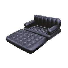 Bestway Inflatable Armchair 5 Positions Black 188x152x64 cm