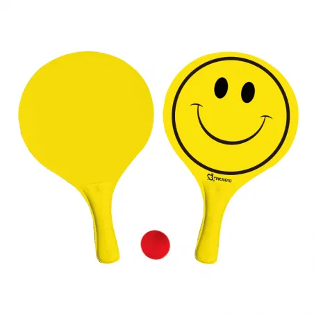 Marbueno Conjunto Palas Madera Cara Sonriente para piscina y playa MARBUENO SUMMER 10199