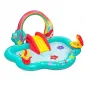 Piscina inflável Bestway parque de jogos Disney sereia 221x193 cm