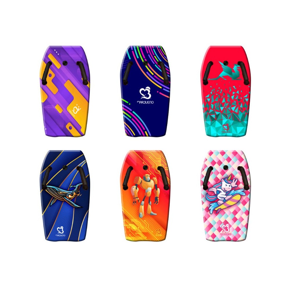 Marbueno Tabla de Surf EPS Con Asas Color Surtido 68 cm Retractil Piscina y Playa MARBUENO SUMMER 10074