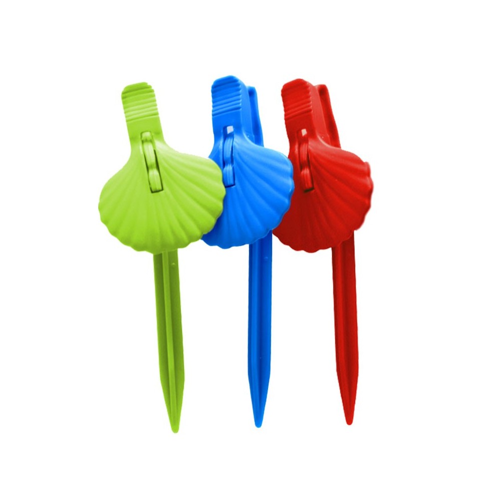 Marbueno Pinzas Plástico para Toallas Color Surtido 23x11x4 cm Piscina y Playa MARBUENO SUMMER 10143