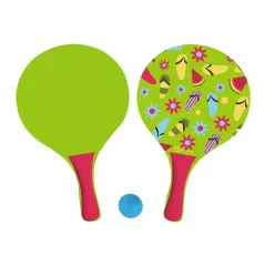 Marbueno Conjunto Palas Madera Verano 38x24x0,6 cm Jardín, Piscina y Playa MARBUENO SUMMER 10206