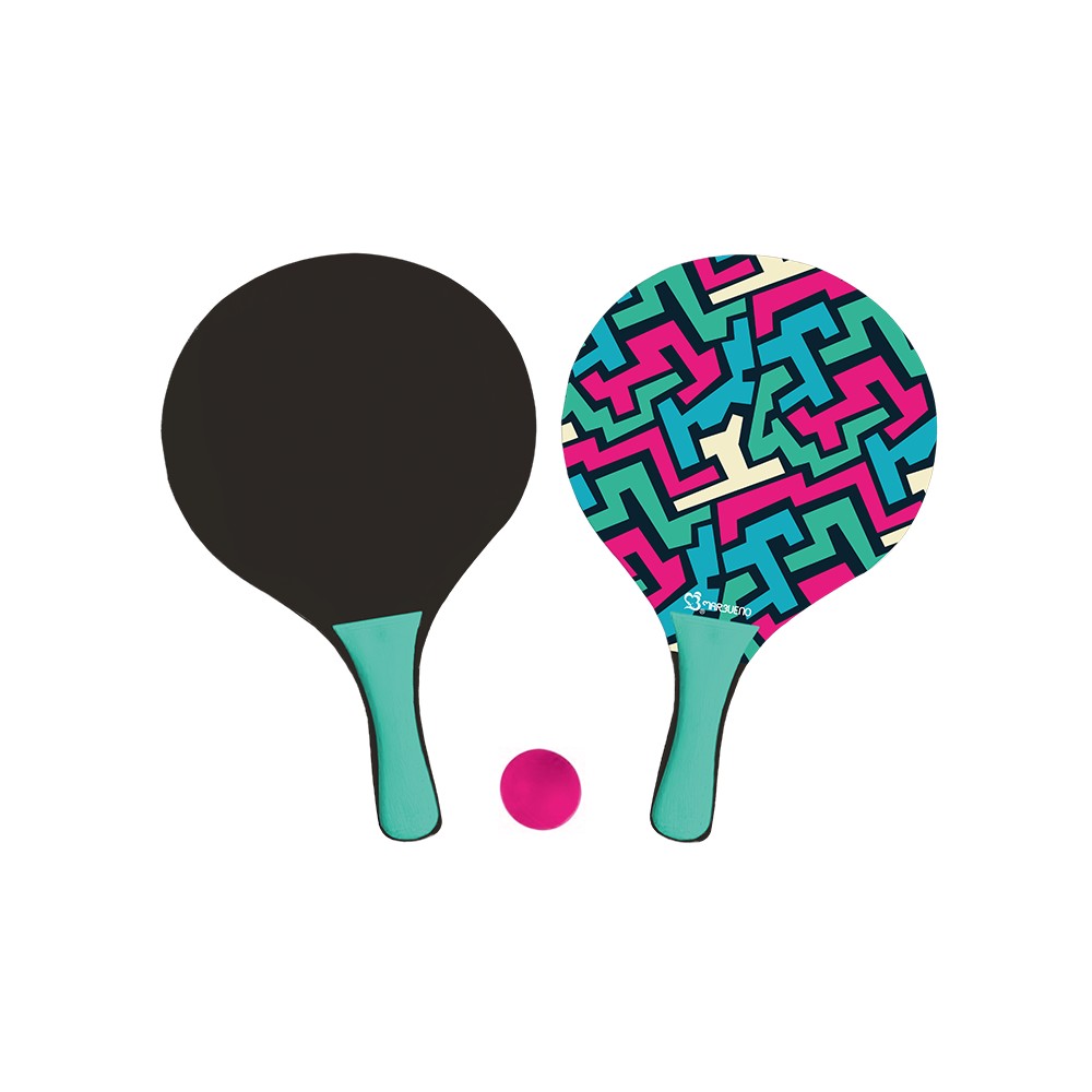 Marbueno Conjunto Palas Madera Mosaico 38x24x0,6 cm Jardin, Piscina y Playa MARBUENO SUMMER 10177 Marbueno Conjunto Palas Madera Mosaico 38x24x0,6 cm Jardin, Piscina y Playa MARBUENO SUMMER 10177