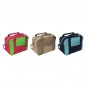 Polyester cooler 28x20x10 cm for camping and beach
