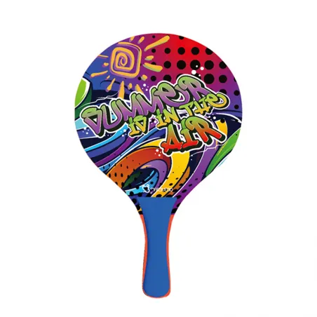 Marbueno Conjunto Palas Madera Grafiti 38x24x0,6 cm Jardin, Piscina y Playa MARBUENO SUMMER 10209