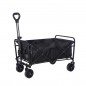 Marbueno Carro Plegable Acero 100 KG Negro Playa y Camping 75X44X76 cm 10480