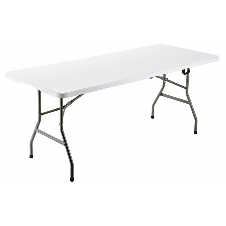 Marbueno Mesa Plegable Resina Acero 4-6 personas 152X70X74 cm Catering 10529