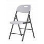Marbueno Silla Plegable Resina Blanco 44x53x83 cm Catering y Camping 10531