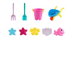 Divertido conjunto cubo con accesorios para playa MARBUENO SUMMER 10552