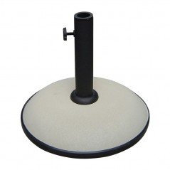 Marbueno Base Sombrilla Redonda Cemento 36x29,5 cm 11KG Blanco Jardin, Piscina y Terraza 10445