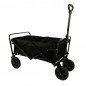 Marbueno Carro Plegable Acero 150 KG Negro Playa y Camping 86X50X59 cm 10476