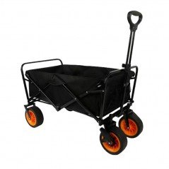 Marbueno Carro Plegable Acero 200 KG Negro Playa y Camping 86X50X59 cm 10478