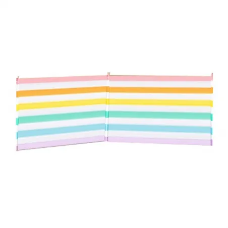 Marbueno Paraviento 3 Palos Acero Multicolor 240X80 Playa, Piscina, Jardín MARBUENO SUMMER 10495