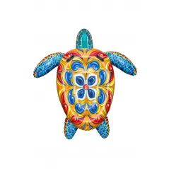 Inflatable Mediterranean turtle figure 183x173 cm
