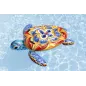 Inflatable Mediterranean turtle figure 183x173 cm