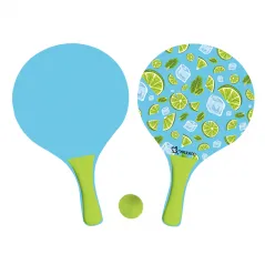 Marbueno Conjunto Palas Madera Lima 38x24x0,6 cm Jardin, Piscina y Playa MARBUENO SUMMER 10335