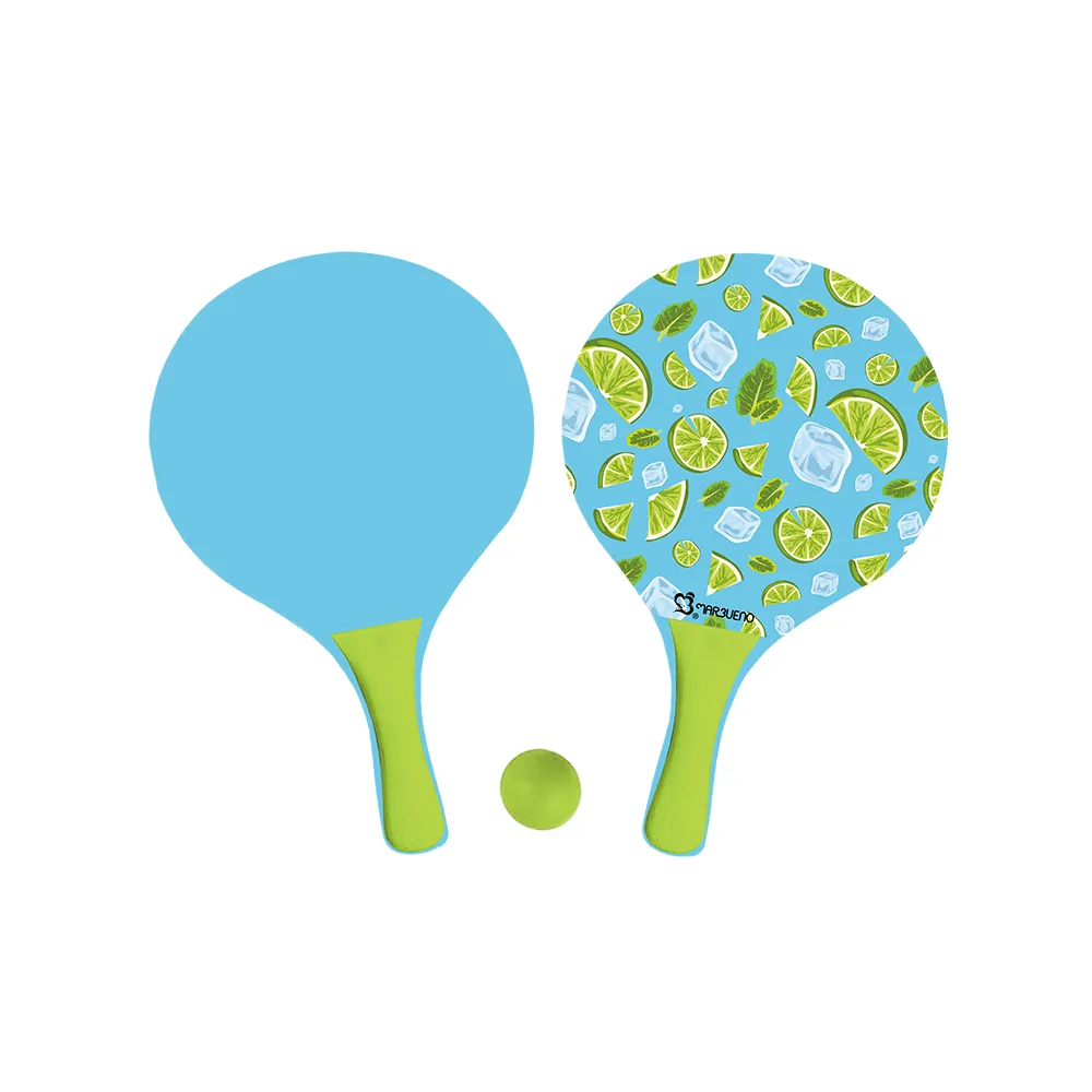 Marbueno Conjunto Palas Madera Lima 38x24x0,6 cm Jardin, Piscina y Playa MARBUENO SUMMER 10335