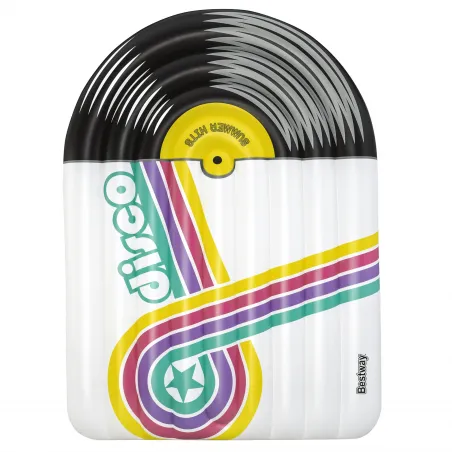 Inflatable Disco Mattress 196x145 cm Beach and Camping