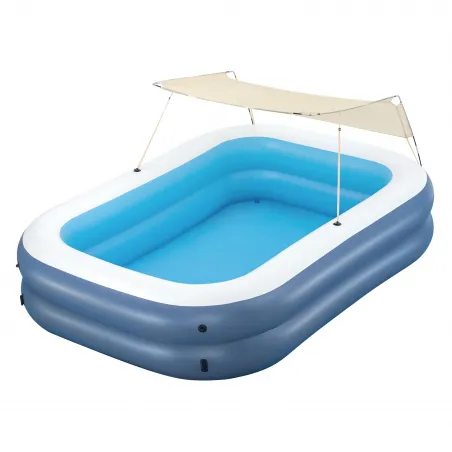 Bestway Inflatable Rectangular Pool 254x178 cm with Canopy