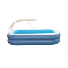 Bestway Inflatable Rectangular Pool 254x178 cm with Canopy