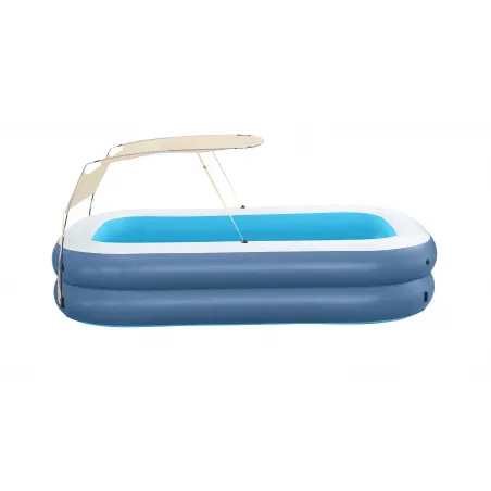 Bestway Inflatable Rectangular Pool 254x178 cm with Canopy