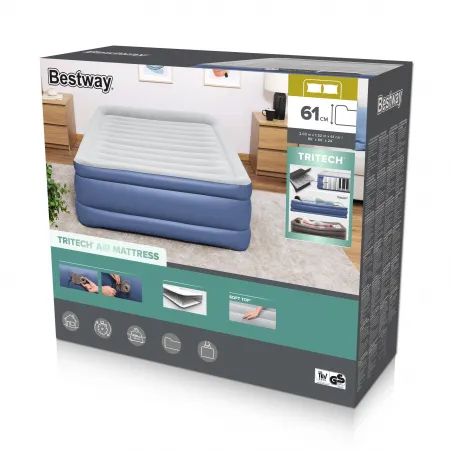 Cama Doble Hinchable 203x152x61 cm Bestway 67690