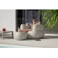 Inflatable Armchair with Footrest Bestway Beige and Green